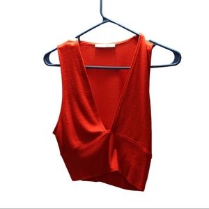 Free People Red Crop ❤️